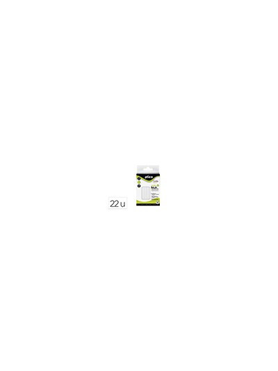 Barra termofusible plico cola baja temperatura 8 mm de diametro x 95 mm de alto blister de 22 unidades