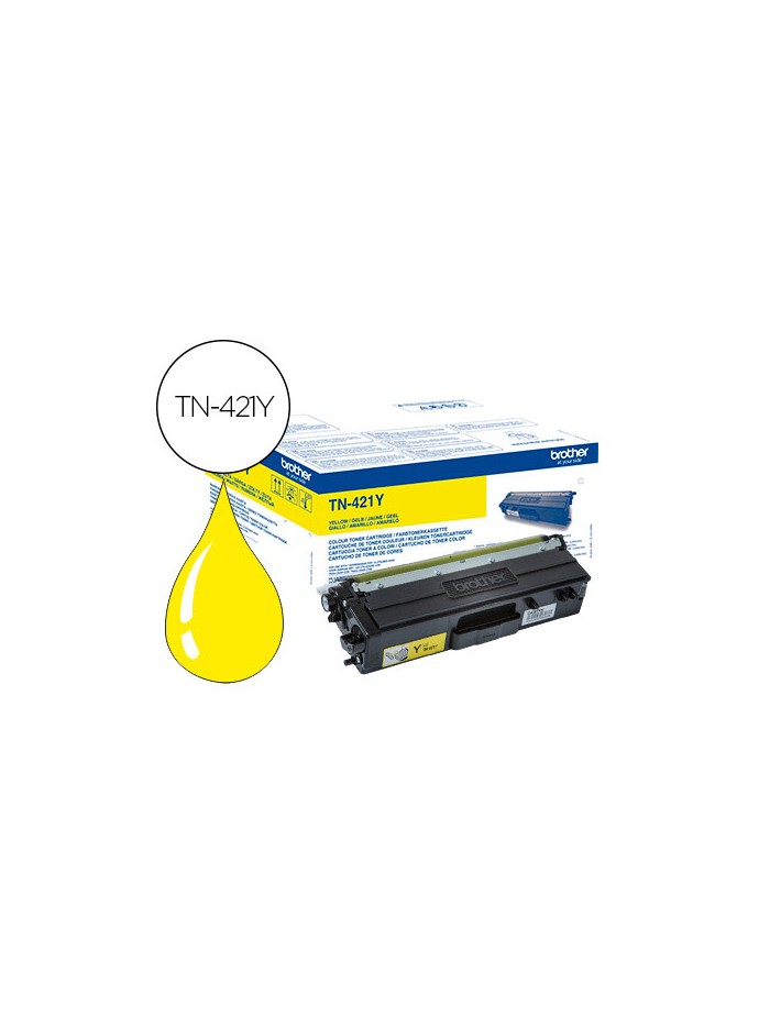 Toner brother tn-421 para dcp-l8410 cdn / 8410 cdw / hl-l8260 cdw / mfc-l8360 cdw / 8690 cdw / 8900 cdw amarillo Toner brother tn-421 para dcp-l8410 cdn / 8410 cdw / hl-l8260 cdw / mfc-l8360 cdw / 8690 cdw / 8900 cdw amarillo