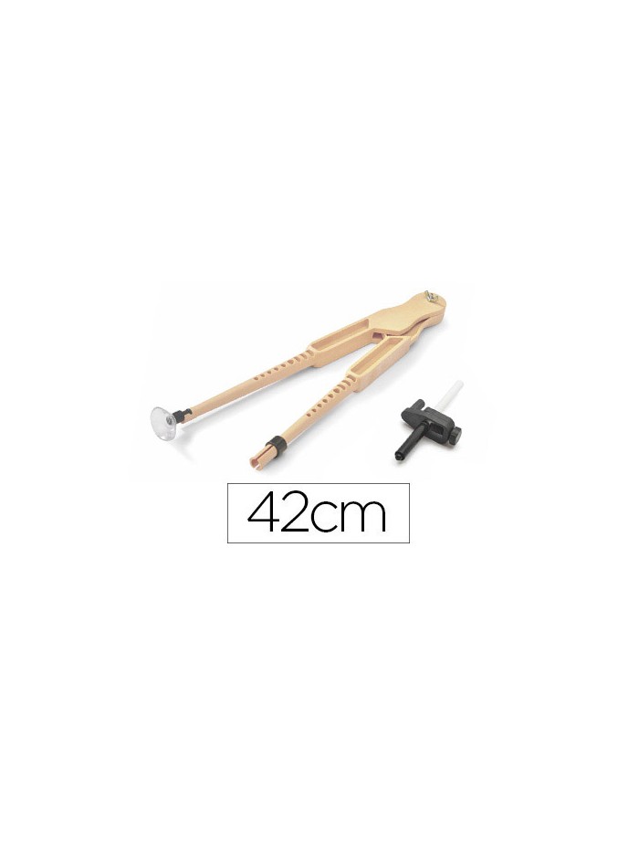 Compas para encerado faibo de plastico imitacion madera con adaptador 42 cm Compas para encerado faibo de plastico imitacion madera con adaptador 42 cm
