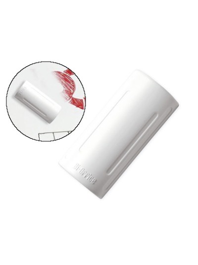Borrador bi-office magnetico color blanco para pizarra blanca 128x60x30 mm