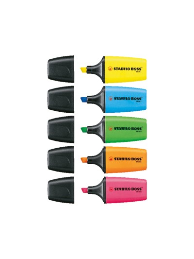 Rotulador stabilo boss mini fluorescente expositor bombonera de 50 unidades colores surtidos