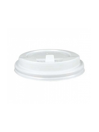 Tapa para vaso bunzl 280 ml poliestireno con orificio paquete de 100 unidades
