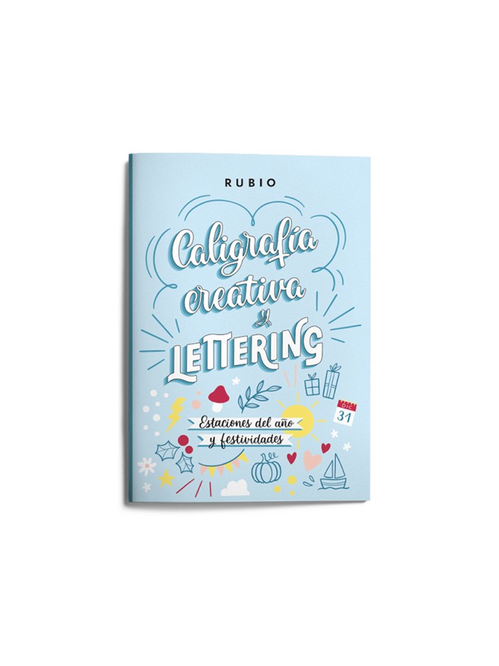 Cuaderno rubio lettering caligrafia creativa estaciones del año y festividades Cuaderno rubio lettering caligrafia creativa estaciones del año y festividades
