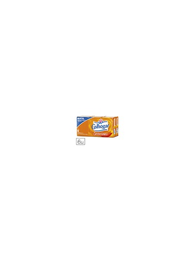 Pañuelos de papel colhogar compacto blanco 4 capas paquete de 8 pañuelos