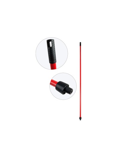 Palo de escoba o fregona metal universal con adaptador sp 140 cm