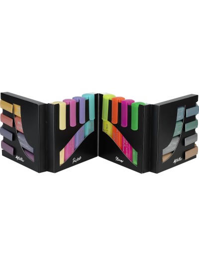Rotulador faber fluorescente textliner 46 set escritorio de 16 unidades colores surtidos