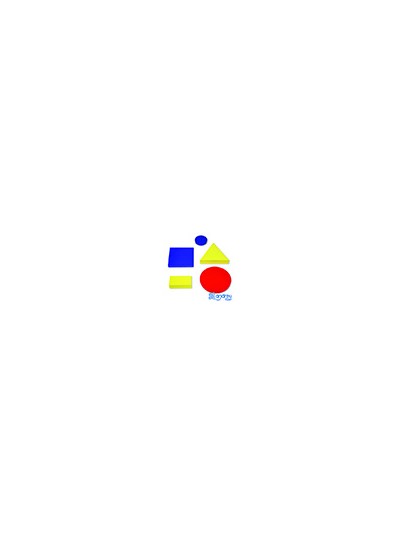 Juego andreutoys figuras geometricas madera 48 piezas 24,5x15x8 cm