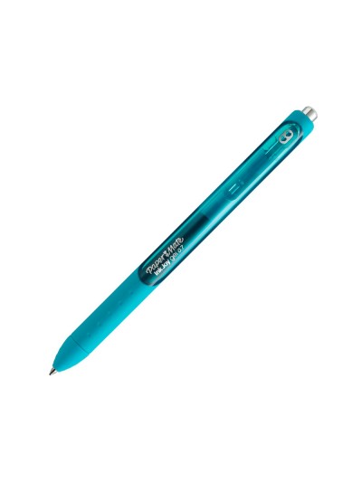 Boligrafo paper mate inkjoy retractil gel pen trazo 0,7 mm verde azulado