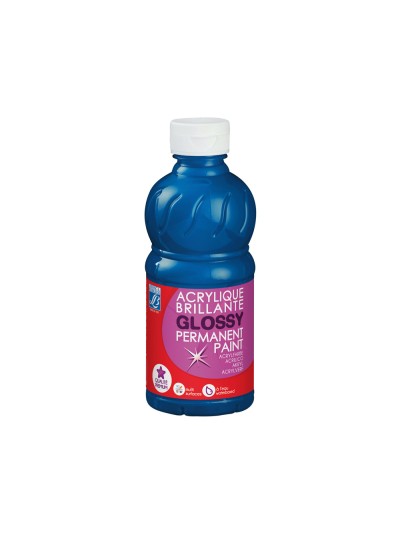 Pintura acrilica l&b brillo azul primario bote de 250 ml