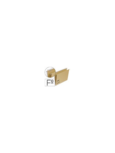 Carpeta colgante fade tiki folio visor superior 290 mm efecto lupa kraft eco 230 g/m lomo v