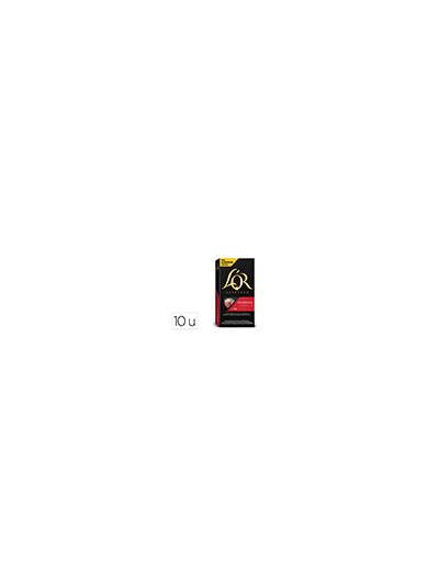 Cafe l'or espresso splendente fuerza 7 caja de 10 unidades compatible con nespresso