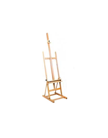 Caballete pintor artist estudio madera 47x54x185cm