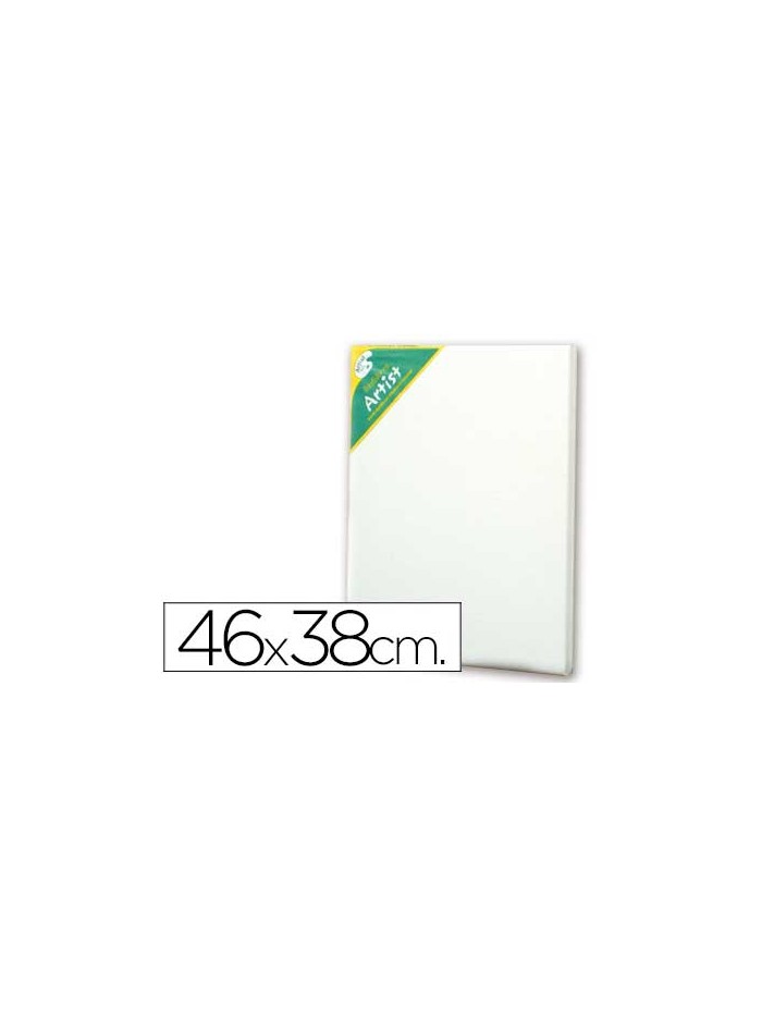 Bastidor artist 8f lienzo grapado trasero algodon 100% 46x38 cm