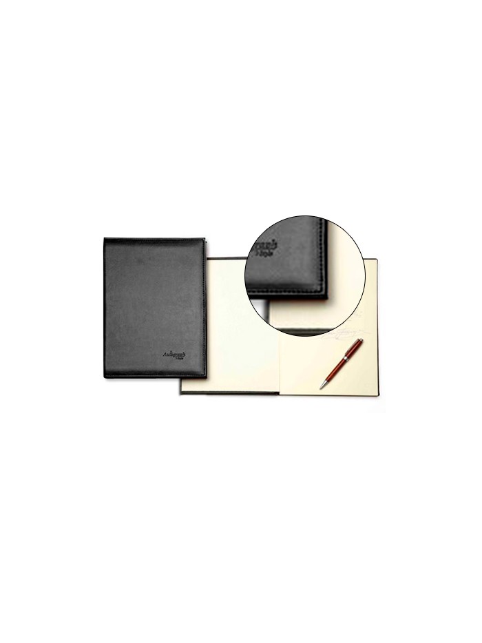 Libro de firmas autograph 6876 tapa acolchada negra 305x210 mm