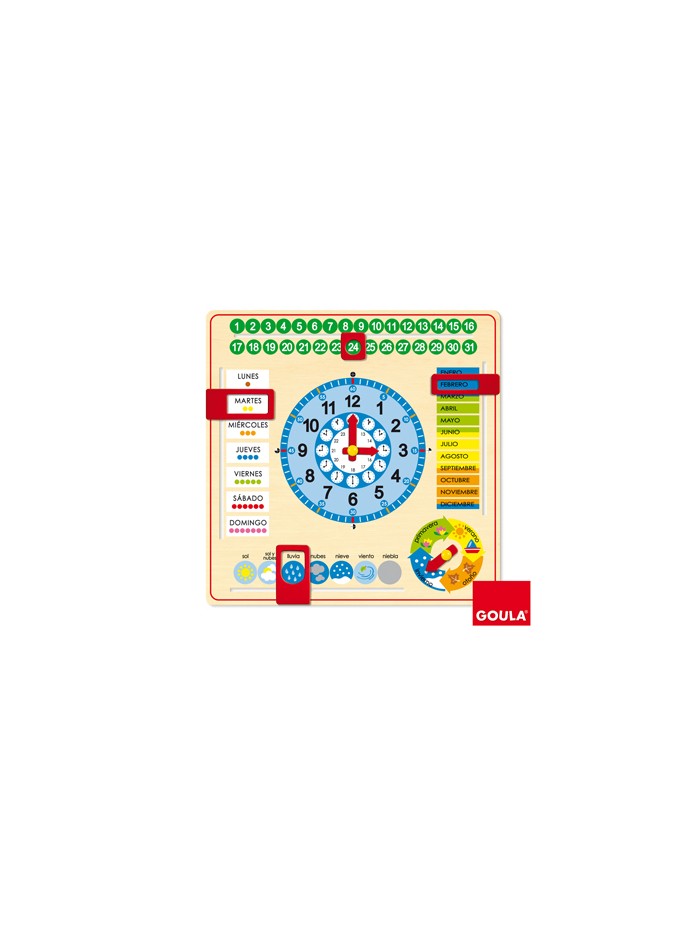 Reloj calendario diset castellano Reloj calendario diset castellano