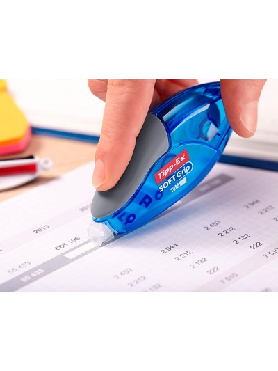 Corrector tipp-ex cinta soft grip 4,2 mm x 10 mt