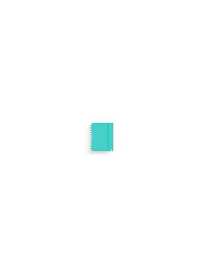 Cuaderno carchivo ingeniox foam a5 80h cuadricula menta pastel
