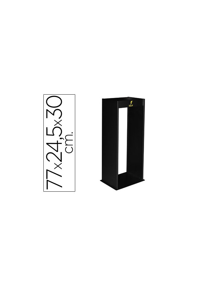 Cenicero metalico con rejilla para arena negro 77x24,5x30 cm Cenicero metalico con rejilla para arena negro 77x24,5x30 cm