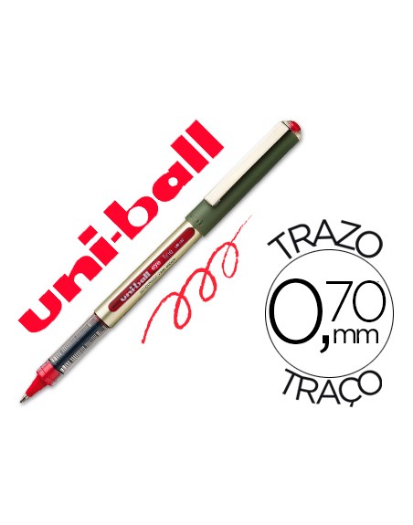 Rotulador uni-ball roller ub-157 rojo 0,7 mm unidad