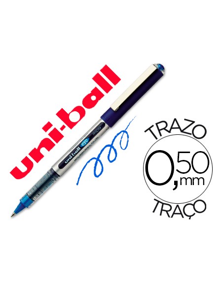 Rotulador uni-ball roller ub-150 micro eye azul 0,5 mm unidad