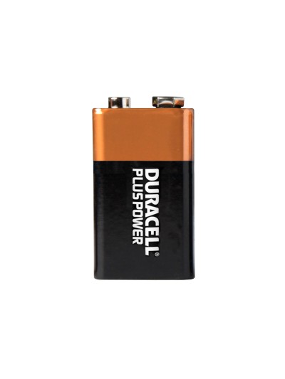 Pila duracell alcalina plus 9v blister con 1 unidad