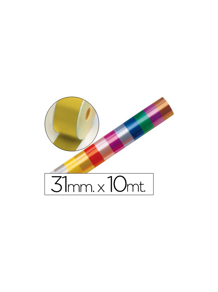 Cinta fantasia 10 mt x 31 mm oro Cinta fantasia 10 mt x 31 mm oro
