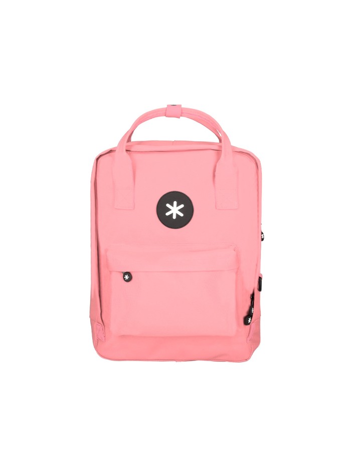 Cartera antartik mochila 2 asas y bolsillos exteriores coral 300x115x390 mm Cartera antartik mochila 2 asas y bolsillos exteriores coral 300x115x390 mm