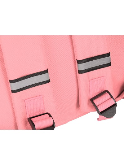 Cartera antartik mochila 2 asas y bolsillos exteriores coral 300x115x390 mm
