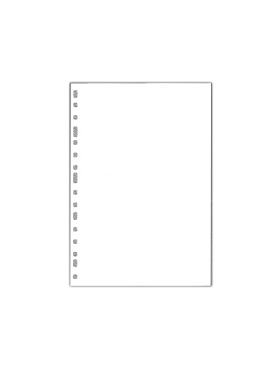 Recambio multifin 3005 folio natural liso blanco