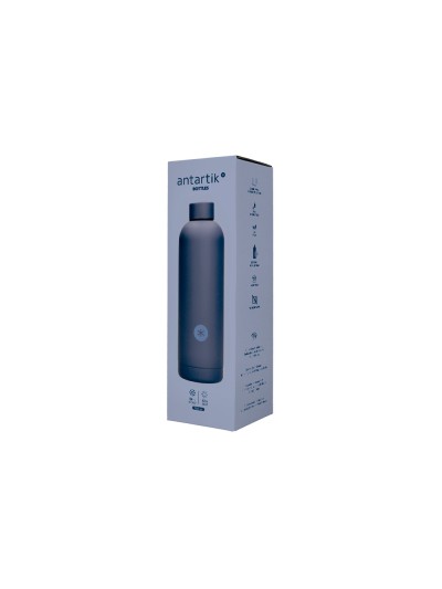 Botella portaliquidos antartik isotermica acero inoxidable libre de bpa color azul 75o ml