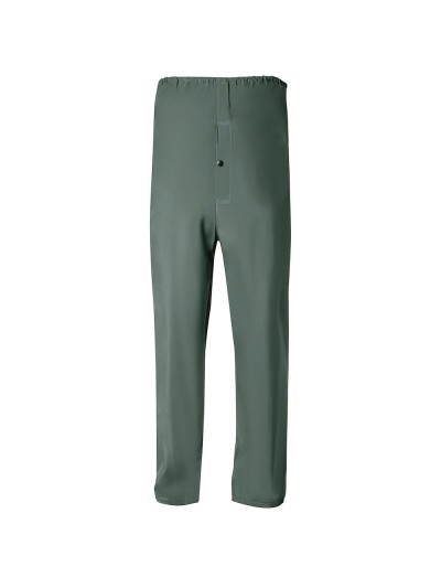 Traje de Agua Impermeable Verde Pvc         Talla 7-L