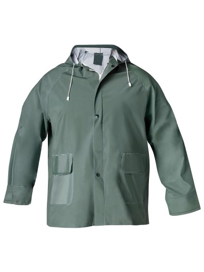 Traje de Agua Impermeable Verde Pvc         Talla 8-XL