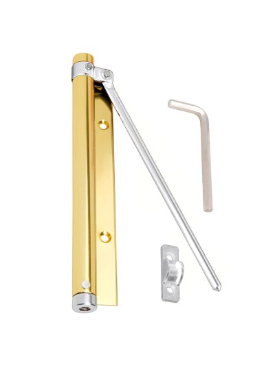 Muelle Puerta Wolfpack Aluminio Anodizado Dorado (Blister 1 Pieza)