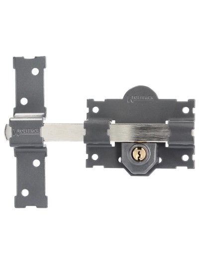 Cerrojo b-4 llave 2 lados pasador de 183mm cilindro redondo de 70mm