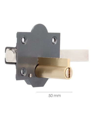 Cerrojo b-8 llave 2 lados de 165mm cilindro de pera de 50mm