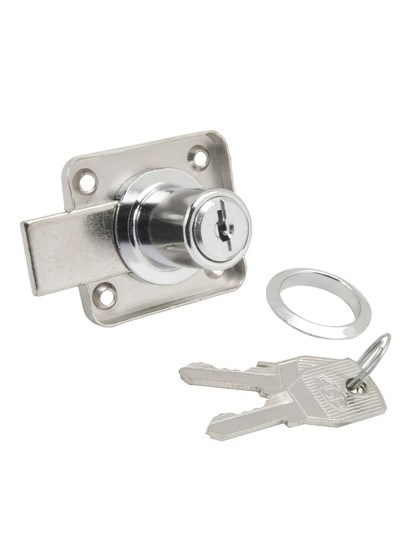 Cerradura Mueble Para Armario 362/20 mm. Cromada