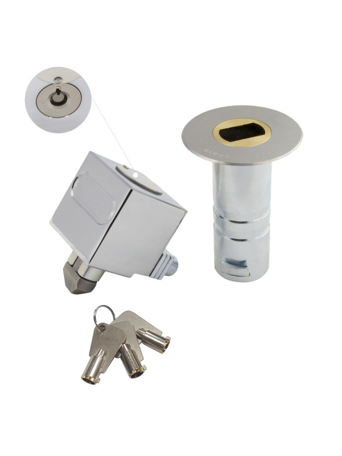 Candado Empotrar Llave Tubular C-2 Macho