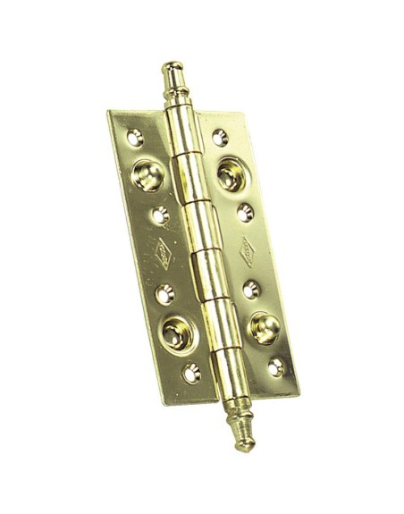 Bisagra Seguridad Latonada 150x80 mm.
