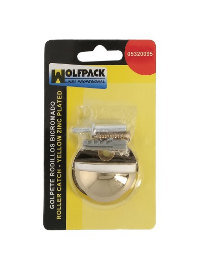 Tope Puerta Wolfpack Atornillar Acero Inoxidable Latonado