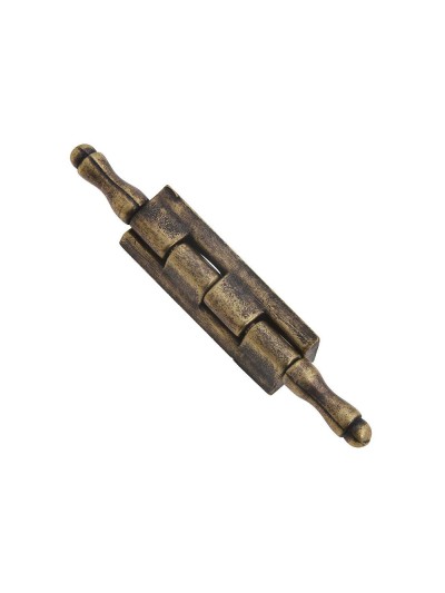 Bisagra Desmontable Con Pasador y Remate Oro Viejo 74 mm.