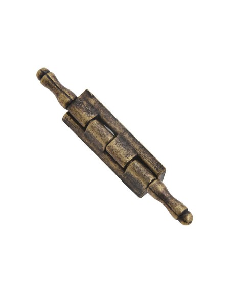Bisagra Desmontable Con Pasador y Remate Oro Viejo 74 mm.