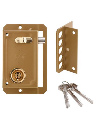 Cerradura Fac S 90 Pintada Derecha   Bombin 70