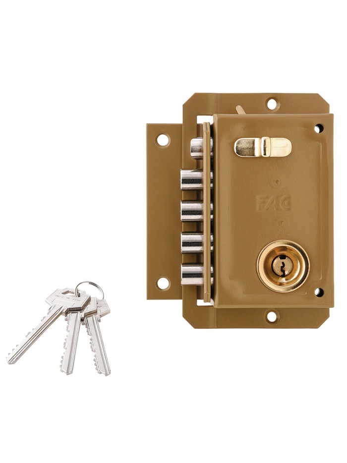Cerradura Fac S 90 Pintada Izquierda Bombin 70 Cerradura Fac S 90 Pintada Izquierda Bombin 70