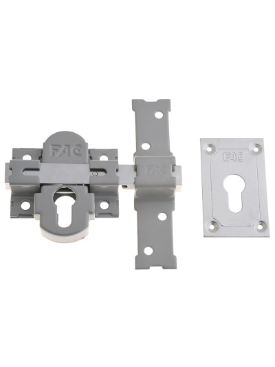 Cerrojo Fac 311-l/ 80 Plata Sin Cilindro