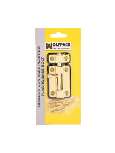 Pasador Wolfpack Base Plastico 50 mm. Latonado