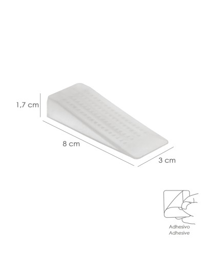 Cuñas para Puerta Transparentes (Blister 2 unidades)