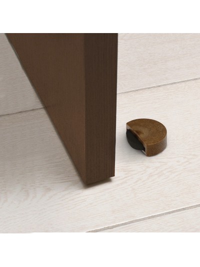 Tope Puerta Adhesivo Silencioso Color Madera