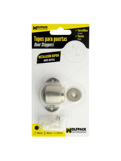 Tope Puerta Retenedor Magnetico Extrafuerte Acero Inoxidable.
