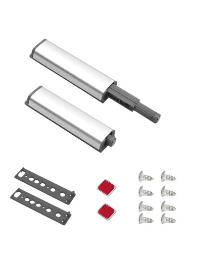 Cierre Iman Para Puerta Armario Presion Magnetica. Pack 2 Piezas Cierre Puerta, Cierre Cajon, Cierre Mueble, Cierre Amortiguador