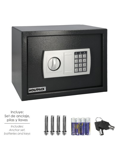 Caja Fuerte Sobreponer Electrica 35x25x25 cm.